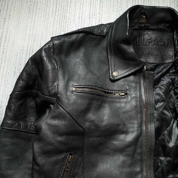 Classic Black Leather Jacket - Picture 2 of 5